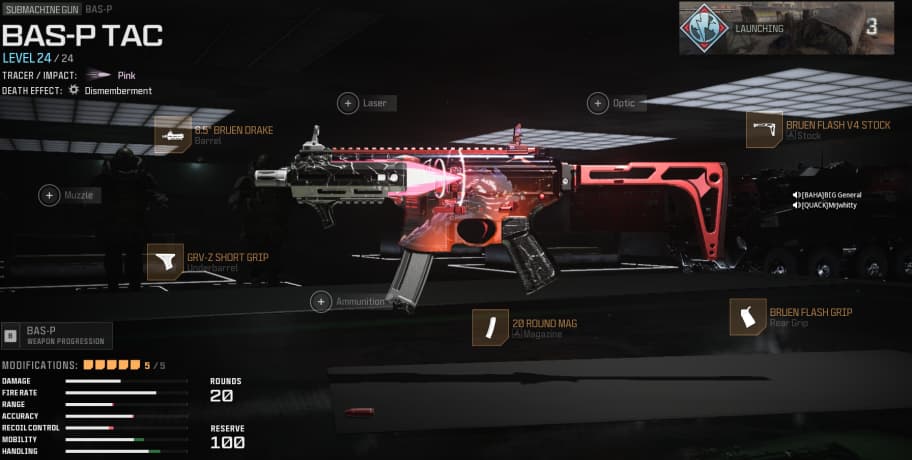 Rush's BAS-P Tac Stance Build
